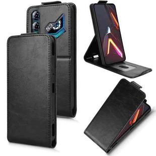 For ZTE nubia Neo 3 GT 5G Magnetic Vertical Flip Leather Phone Case with Buckle(Black)