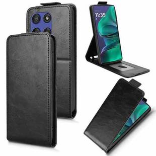 For Motorola Moto G Stylus 5G 2025 Magnetic Vertical Flip Leather Phone Case with Buckle(Black)