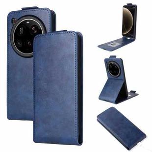 For Xiaomi 15 Ultra 5G Magnetic Vertical Flip Leather Phone Case with Buckle(Blue)