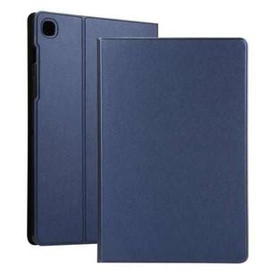 For Samsung Galaxy Tab A7 / T500 Horizontal Flip Elasticity PU + TPU Leather Case with Holder(Dark Blue)