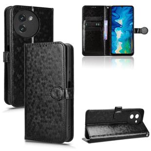 For Doogee Note 59 / Note 59 Pro Honeycomb Dot Texture Leather Phone Case(Black)
