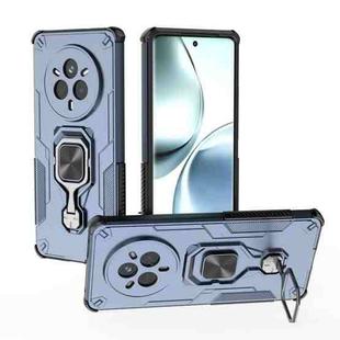 For Realme 14 Pro Metal Kickstand TPU Hybrid PC Phone Case(Blue)