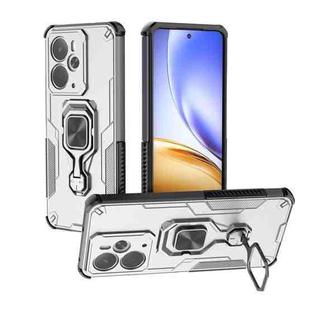 For Realme 14 Metal Kickstand TPU Hybrid PC Phone Case(Grey)