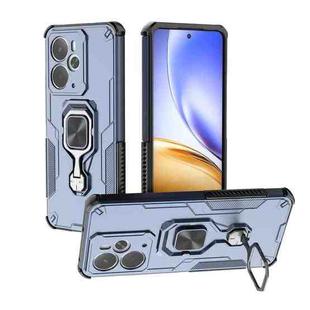 For Realme 14 Metal Kickstand TPU Hybrid PC Phone Case(Blue)