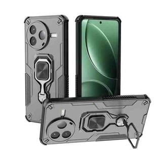For Redmi K80 Metal Kickstand TPU Hybrid PC Phone Case(Black)