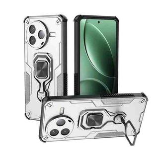 For Redmi K80 Metal Kickstand TPU Hybrid PC Phone Case(Grey)