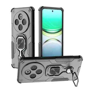 For vivo Y300 Pro Metal Kickstand TPU Hybrid PC Phone Case(Black)