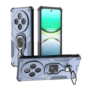For vivo Y300 Pro Metal Kickstand TPU Hybrid PC Phone Case(Blue)