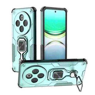 For vivo Y300 Pro Metal Kickstand TPU Hybrid PC Phone Case(Green)