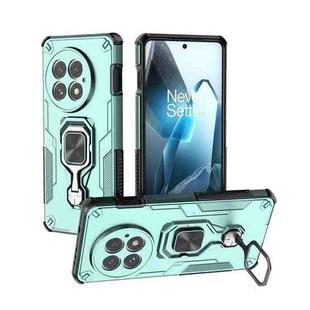 For OnePlus 13 Metal Kickstand TPU Hybrid PC Phone Case(Green)