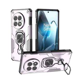 For OnePlus 13 Metal Kickstand TPU Hybrid PC Phone Case(Purple)
