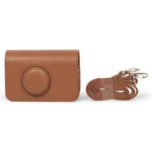 For Kodak EKTAR H35 / F501 / F9 Full Body Leather Camera Case Bag with Strap(Brown)