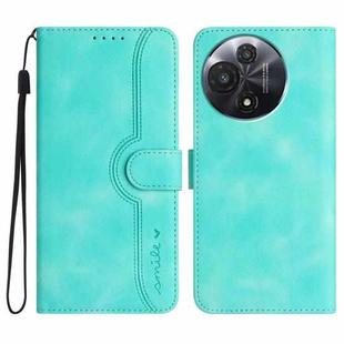 For TCL 60R 5G Heart Pattern Skin Feel Leather Phone Case(Light Blue)