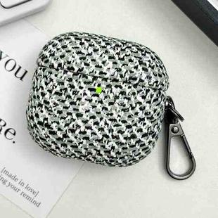 For AirPods 3 Camouflage Texture Earbuds Box PC Case with Hook(Light Green)