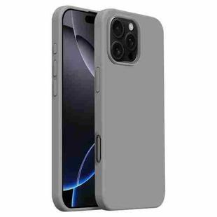 For iPhone 16 Pro Burom Cloud Sensing Ultra-thin Liquid Silicone Full Coverage Phone Case(Fifty Shades of Grey)