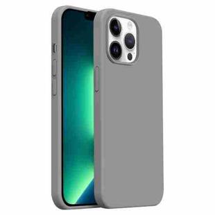 For iPhone 13 Pro Max Burom Cloud Sensing Ultra-thin Liquid Silicone Full Coverage Phone Case(Fifty Shades of Grey)
