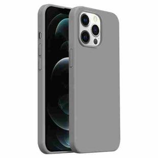 For iPhone 12 Pro Max Burom Cloud Sensing Ultra-thin Liquid Silicone Full Coverage Phone Case(Fifty Shades of Grey)