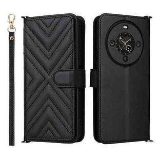 For Fossibot S3 Pro Multifunctional 6-Card Slots Leather Phone Case with Wrist Strap(Black)
