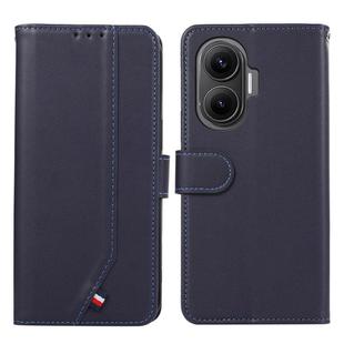 For Redmi Turbo 4 Pro ABEEL Delicate Texture Splicing RFID Leather Phone Case(Blue)
