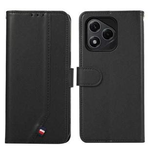 For Honor 400 Lite ABEEL Delicate Texture Splicing RFID Leather Phone Case(Black)