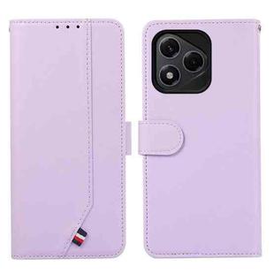 For Honor 400 Lite ABEEL Delicate Texture Splicing RFID Leather Phone Case(Purple)