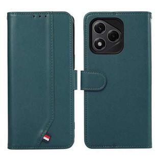 For Honor 400 Lite ABEEL Delicate Texture Splicing RFID Leather Phone Case(Green)