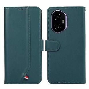 For Honor 400 ABEEL Delicate Texture Splicing RFID Leather Phone Case(Green)