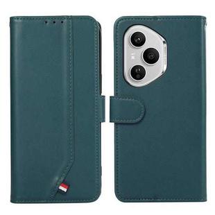 For Honor 400 Pro Global 160.8mm ABEEL Delicate Texture Splicing RFID Leather Phone Case(Green)