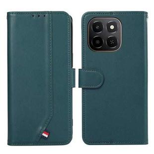 For Honor X6c 4G ABEEL Delicate Texture Splicing RFID Leather Phone Case(Green)