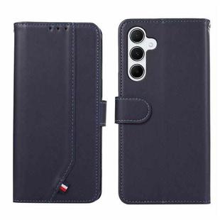 For Samsung Galaxy A14 5G ABEEL Delicate Texture Splicing RFID Leather Phone Case(Blue)