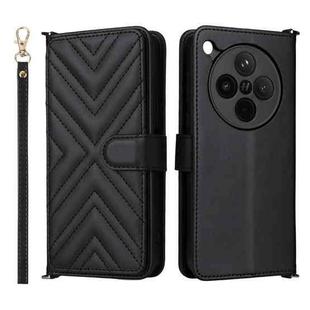 For OPPO Find X8s+ 5G Multifunctional 6-Card Slots Leather Phone Case with Wrist Strap(Black)