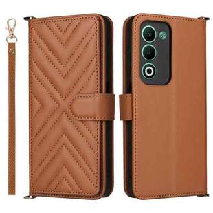 For OPPO A5 5G / 4G Global Multifunctional 6-Card Slots Leather Phone Case with Wrist Strap(Brown)