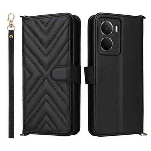 For Realme Neo7x 5G / P3 5G Multifunctional 6-Card Slots Leather Phone Case with Wrist Strap(Black)