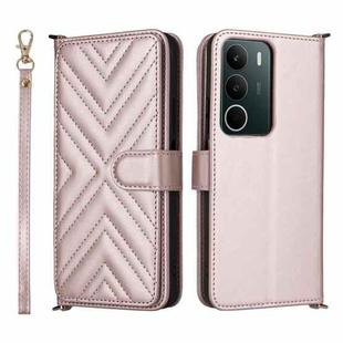 For Realme C71 4G Multifunctional 6-Card Slots Leather Phone Case with Wrist Strap(Pink)
