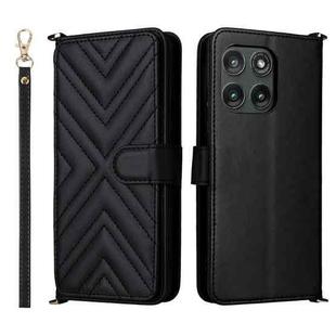 For Motorola Edge 5G 2025 Multifunctional 6-Card Slots Leather Phone Case with Wrist Strap(Black)