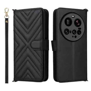 For Xiaomi 15 Ultra Multifunctional 6-Card Slots Leather Phone Case with Wrist Strap(Black)