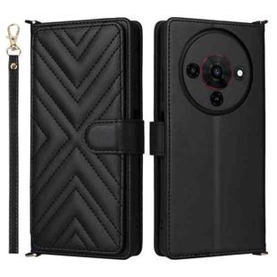 For ZTE Blade A76 5G Multifunctional 6-Card Slots Leather Phone Case with Wrist Strap(Black)
