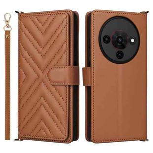 For ZTE Blade A76 5G Multifunctional 6-Card Slots Leather Phone Case with Wrist Strap(Brown)