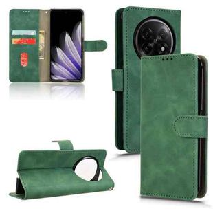 For OPPO Find N5 Skin Feel Magnetic Flip Leather Phone Case(Green)