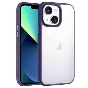 For iPhone 13 Phantom Frosted Airbag Shockproof Transparent Phone Case(Purple)