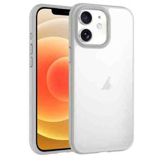 For iPhone 12 Phantom Frosted Airbag Shockproof Transparent Phone Case(Grey)