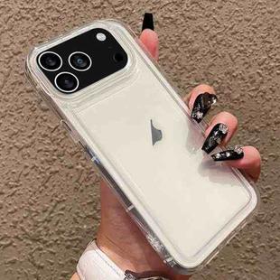 For iPhone 17 Pro Photo Frame Airbag Shockproof TPU Phone Case(Transparent)