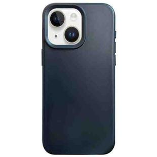 For iPhone 13 Dopamine Simple Imitation Liquid Silicone Phone Case(Black)