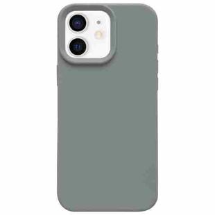 For iPhone 11 Dopamine Simple Imitation Liquid Silicone Phone Case(Starry Grey)