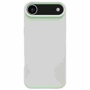 For iPhone 17 Air Dopamine Simple Imitation Liquid Silicone Phone Case(Milk Green)