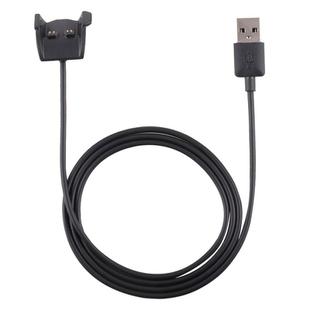 For Garmin Vivosmart HR xDfind USB-A Port Smart Watch TPE Charging Cable, Length: 1m(Black)