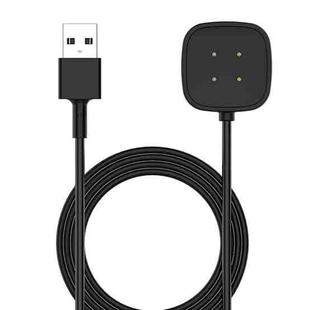 For Fitbit Versa 4 xDfind USB-A Port Watch Magnetic Charging Cable, Length: 1m(Black)
