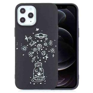For iPhone 12 / 12 Pro Painted Pattern Soft TPU Case(Wishing Bottle)