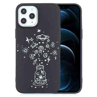 For iPhone 12 Pro Max Painted Pattern Soft TPU Case(Wishing Bottle)