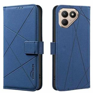 For Tecno Pova 7 Ultra 5G Geometric Pattern RFID Leather Phone Case(Blue)